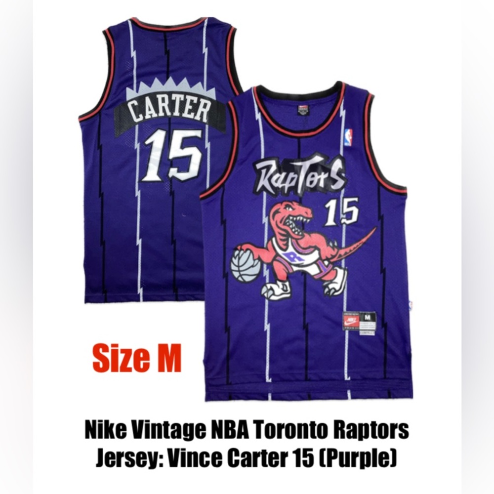 Nike Vintage NBA Toronto Raptors Jersey: Vince Carter 15 (Purple)
